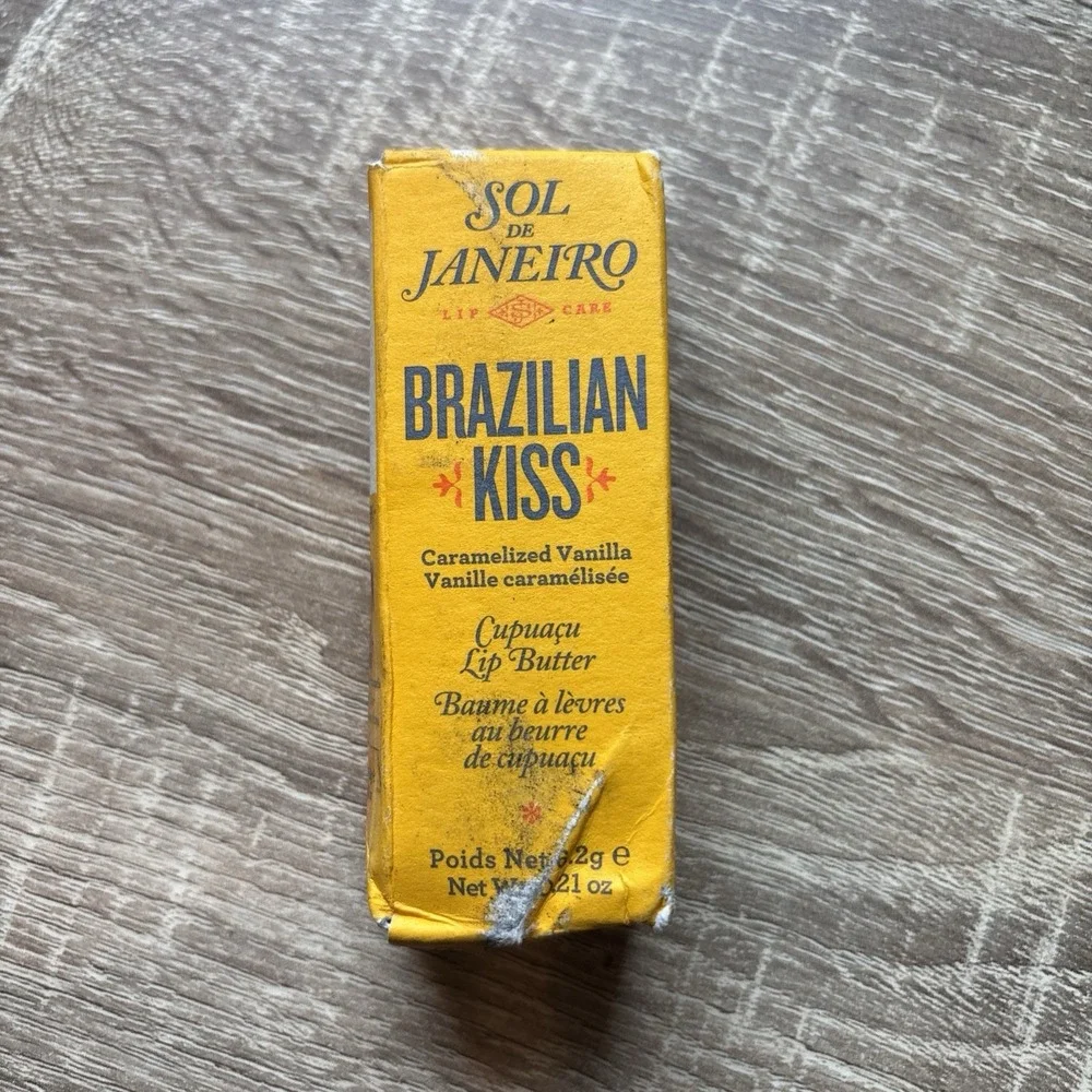 Sol de Janeiro Brazilian Kiss Cupuaçu Lip Butter 0.21 oz Caramelized Vanilla